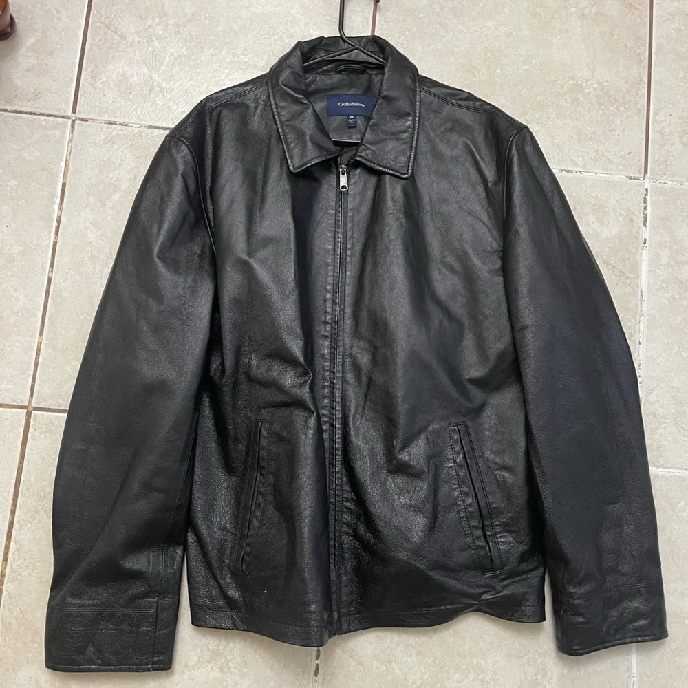 Black craft&Barrow leather jacket
